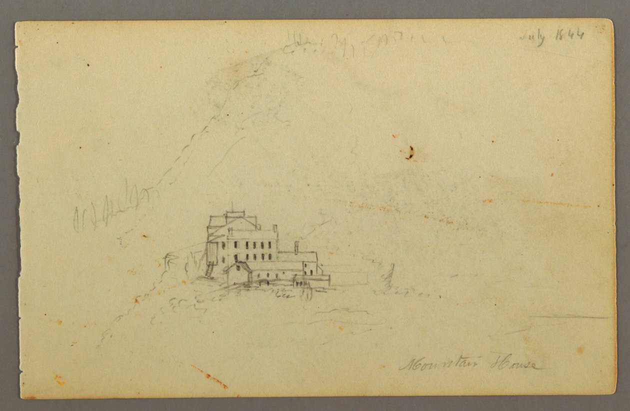 绘画，卡茨基尔山庄，1844 年 作者 弗雷德里克·埃德温·丘奇