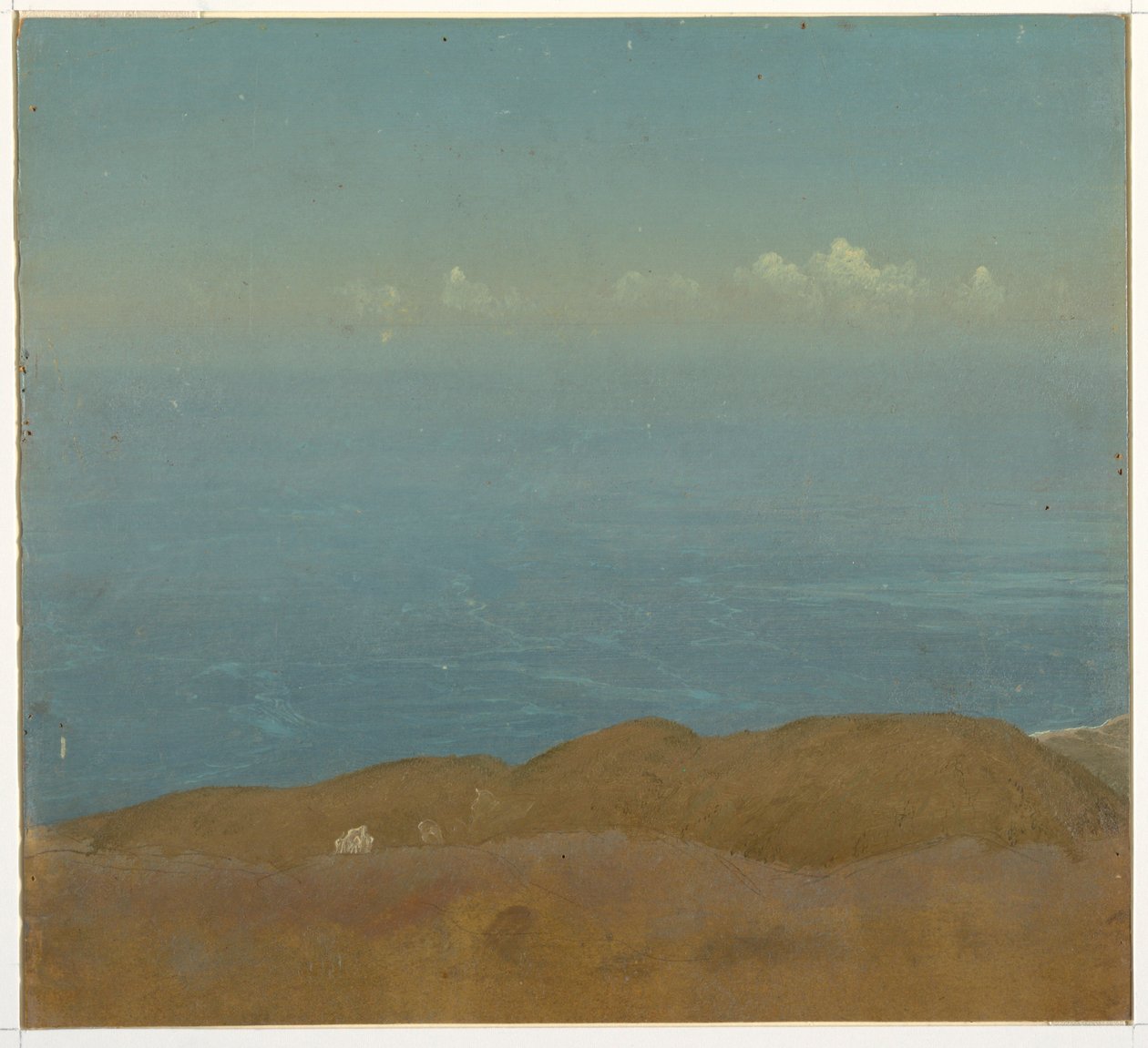 素描，云彩研究，1860-70 年 作者 弗雷德里克·埃德温·丘奇