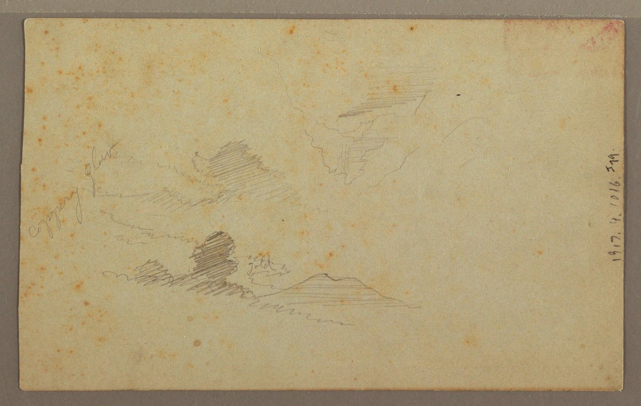 绘画，山谷上空的阴天，1863 年 7 月 作者 弗雷德里克·埃德温·丘奇