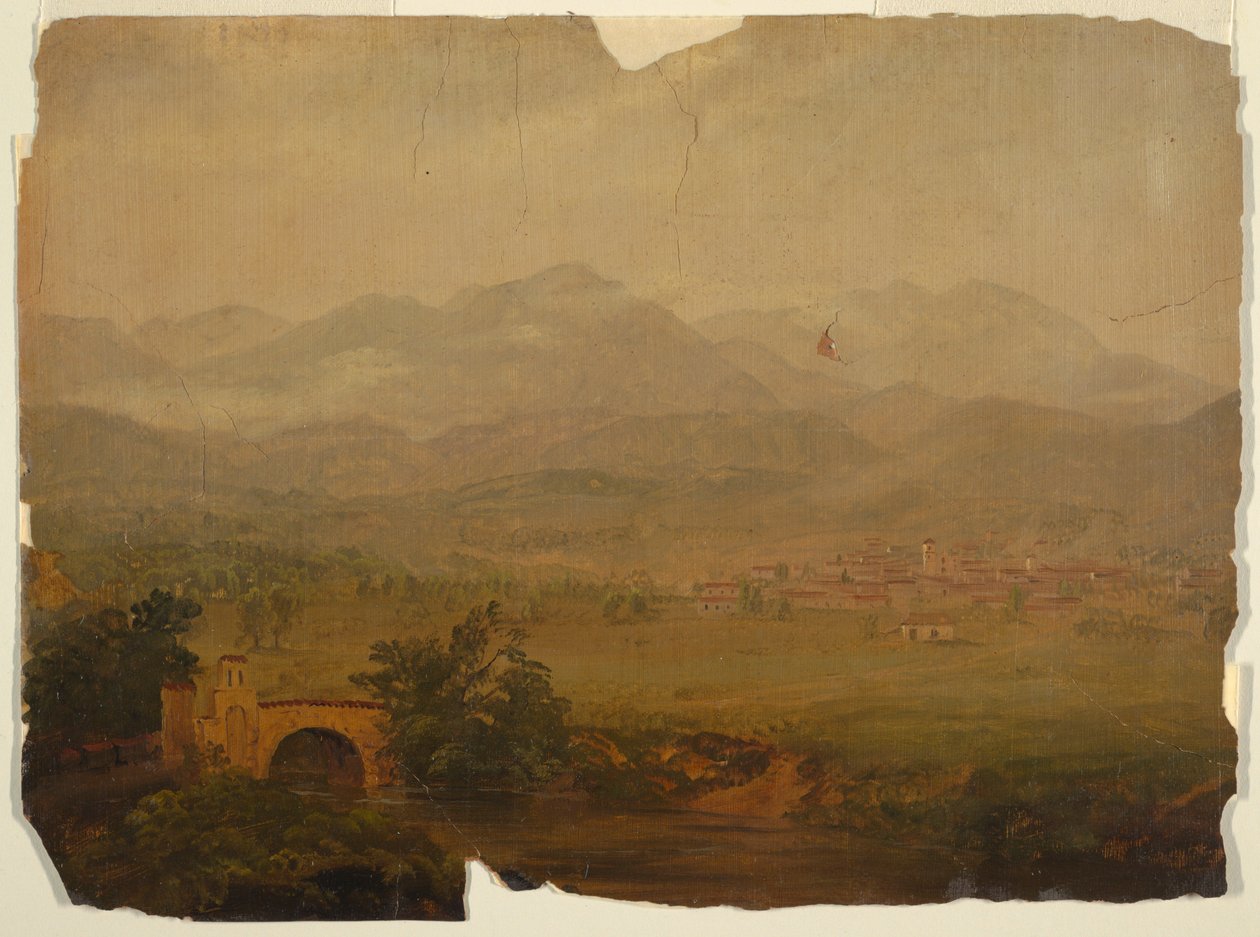 绘画，科洛米亚或厄瓜多尔，1853 年 作者 弗雷德里克·埃德温·丘奇