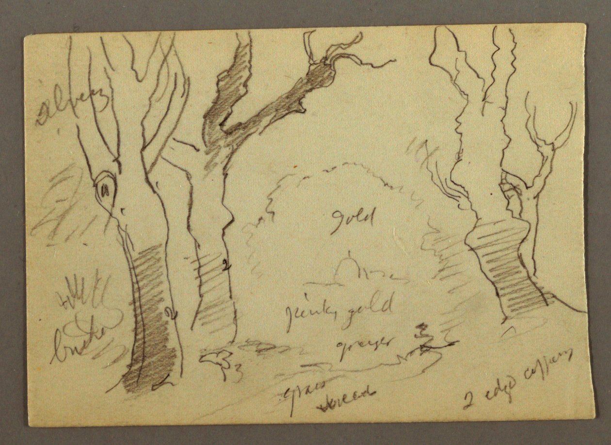 素描，从意大利罗马平西奥山上看圣彼得大教堂圆顶，1869 年 1 月 作者 弗雷德里克·埃德温·丘奇