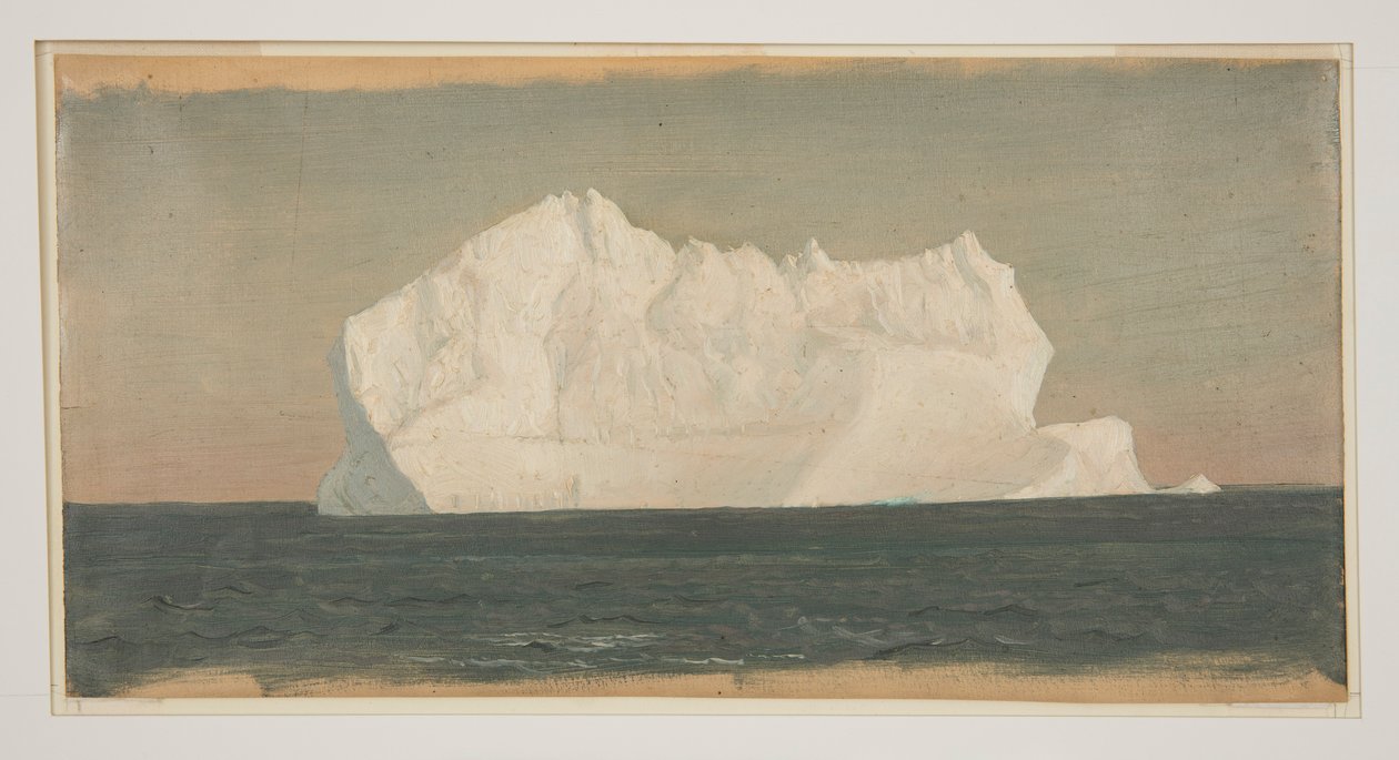 绘画，漂浮的冰山，1859 年 6 月或 7 月 作者 弗雷德里克·埃德温·丘奇