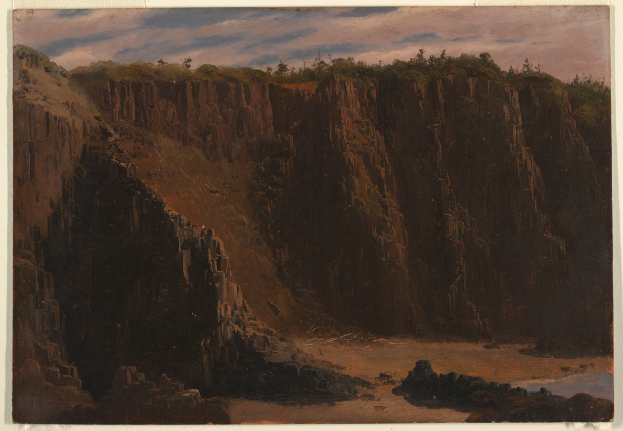 绘画，加拿大大马南岛，1851 年 8 月至 9 月 作者 弗雷德里克·埃德温·丘奇