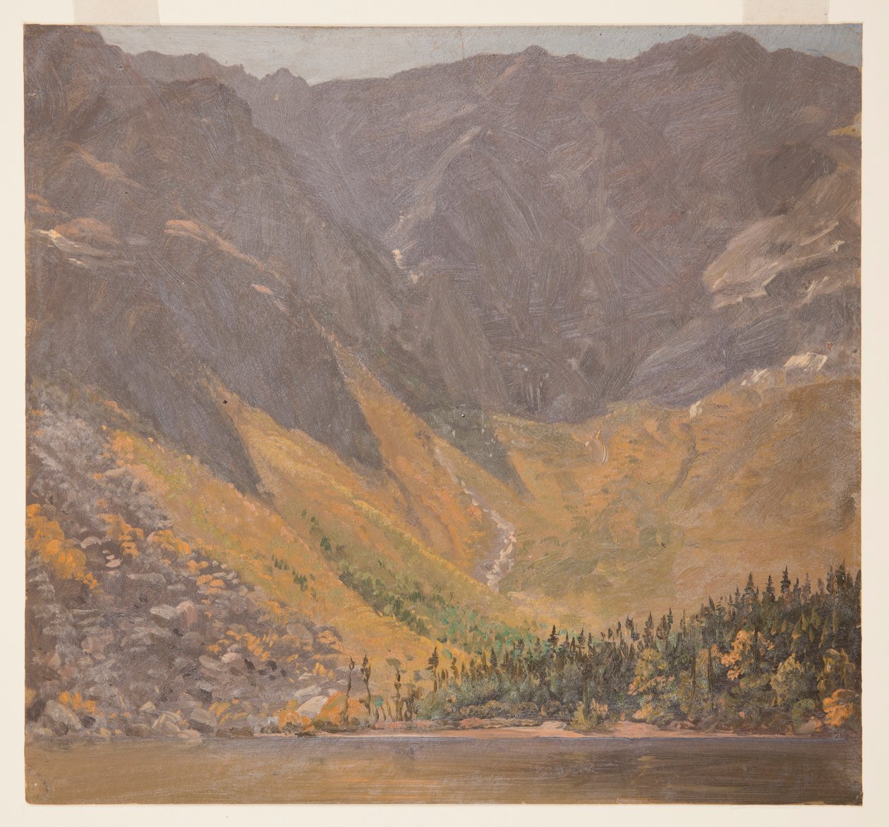 绘画，大盆地，缅因州卡塔丁山，1878 年前 作者 弗雷德里克·埃德温·丘奇