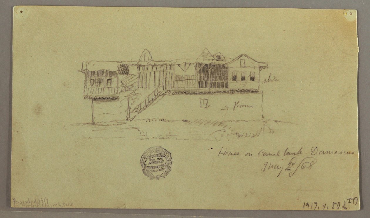 绘画，《丘陵与平原》，1868 年 4 月 29 日 作者 弗雷德里克·埃德温·丘奇