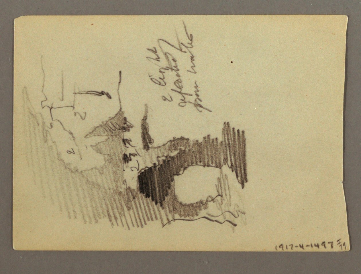 绘画，山顶上的房屋，可能创作于 1868-69 年 作者 弗雷德里克·埃德温·丘奇