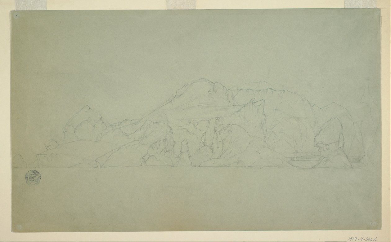 绘画，冰山，1859 年 6 月或 7 月 作者 弗雷德里克·埃德温·丘奇