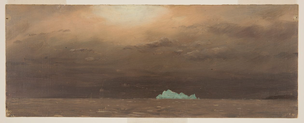绘画，冰山，纽芬兰，1859 年 作者 弗雷德里克·埃德温·丘奇