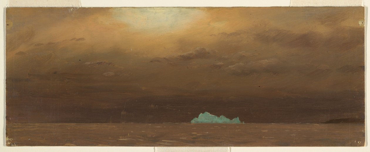 绘画，冰山，纽芬兰，1859 年 作者 弗雷德里克·埃德温·丘奇