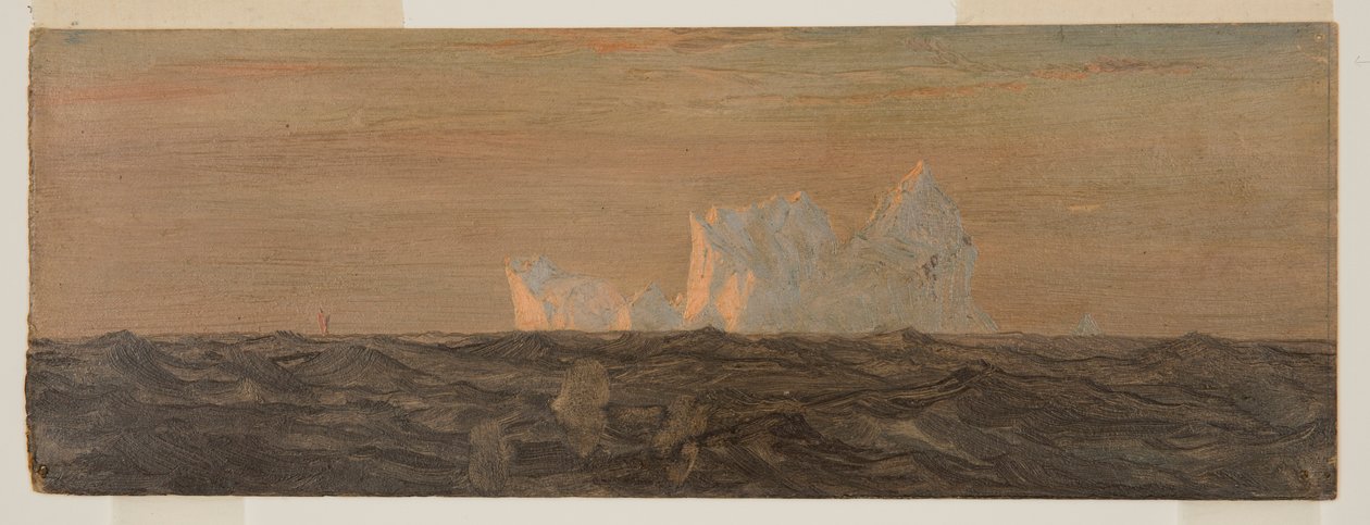 绘画，冰山，1859 年 6 月或 7 月 作者 弗雷德里克·埃德温·丘奇