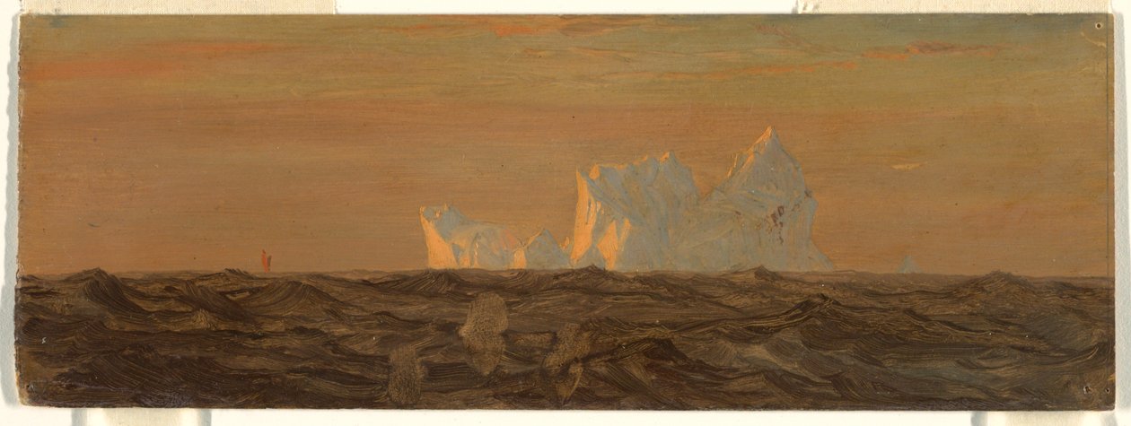 绘画，冰山，1859 年 6 月或 7 月 作者 弗雷德里克·埃德温·丘奇