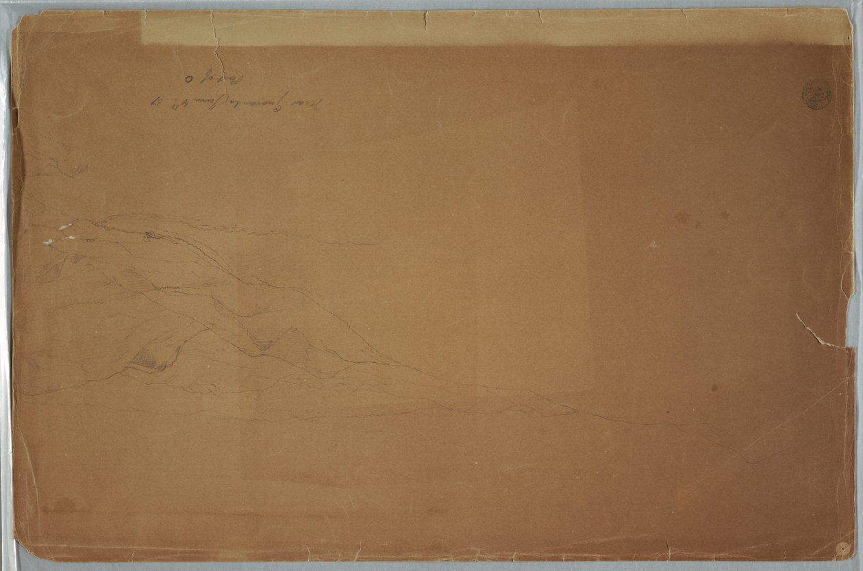 素描，厄瓜多尔瓜兰达附近的风景，1857 年 6 月 4 日 作者 弗雷德里克·埃德温·丘奇