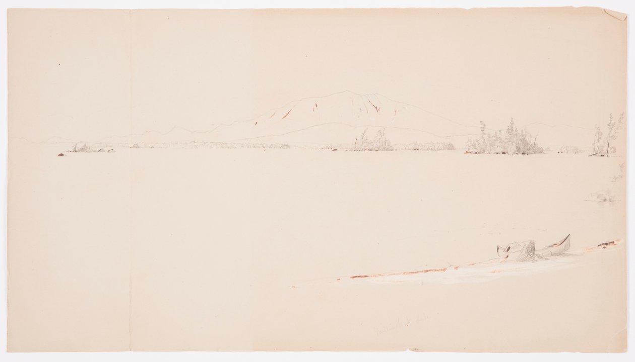 绘画，缅因州米林诺克湖，1878 年 9 月 作者 弗雷德里克·埃德温·丘奇