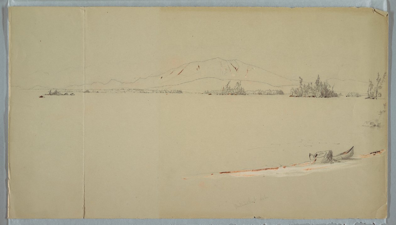 绘画，缅因州米林诺克湖，1878 年 9 月 作者 弗雷德里克·埃德温·丘奇