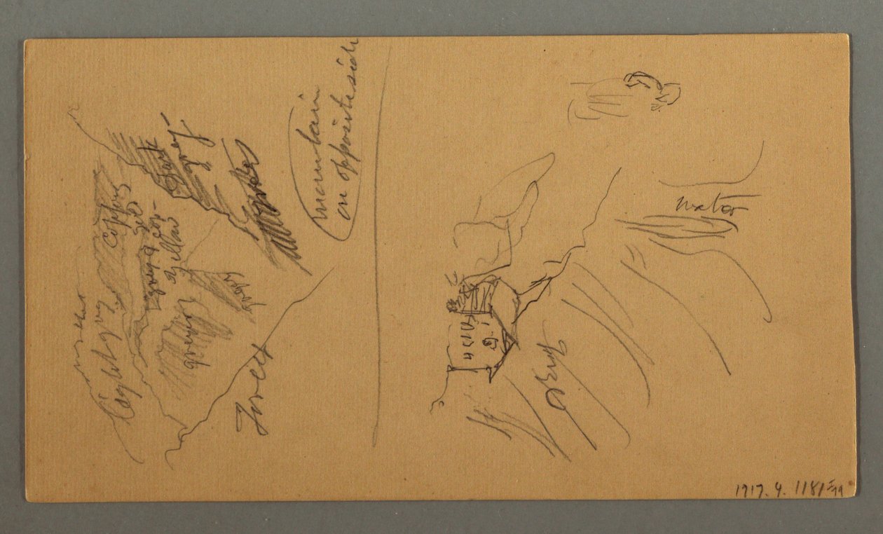 绘画，瓦莱州的山脉，宾夕法尼亚阿尔卑斯山，1868 年 8 月 作者 弗雷德里克·埃德温·丘奇