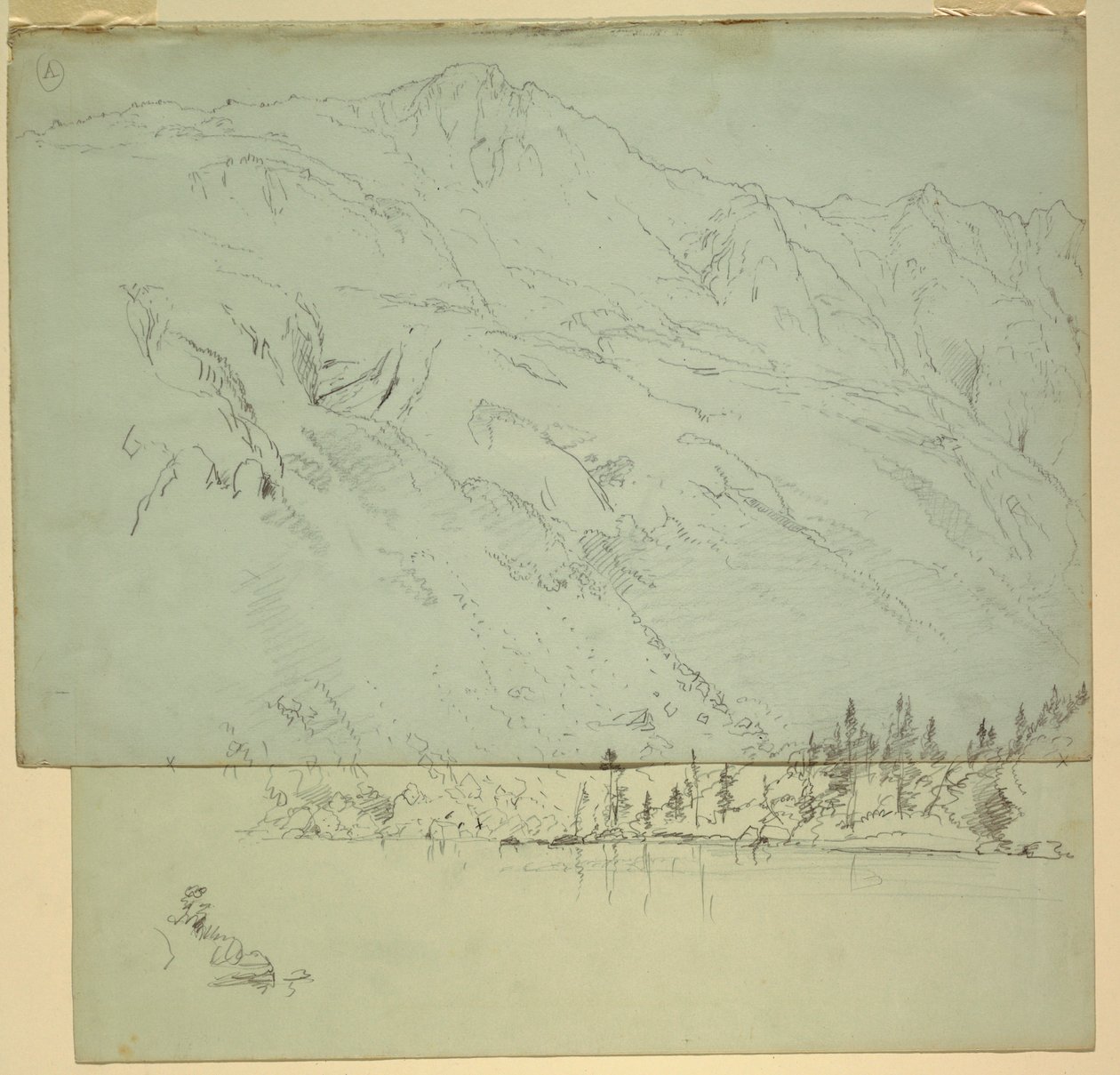 绘画，缅因州卡塔丁山，1870-1878 年 作者 弗雷德里克·埃德温·丘奇