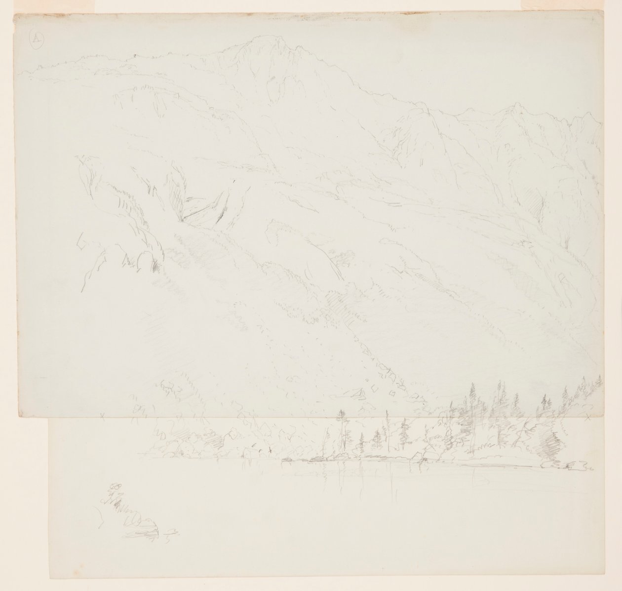 绘图，缅因州卡塔丁山，1870-1878 年缅因州卡塔丁山，1870-1878 年 作者 弗雷德里克·埃德温·丘奇