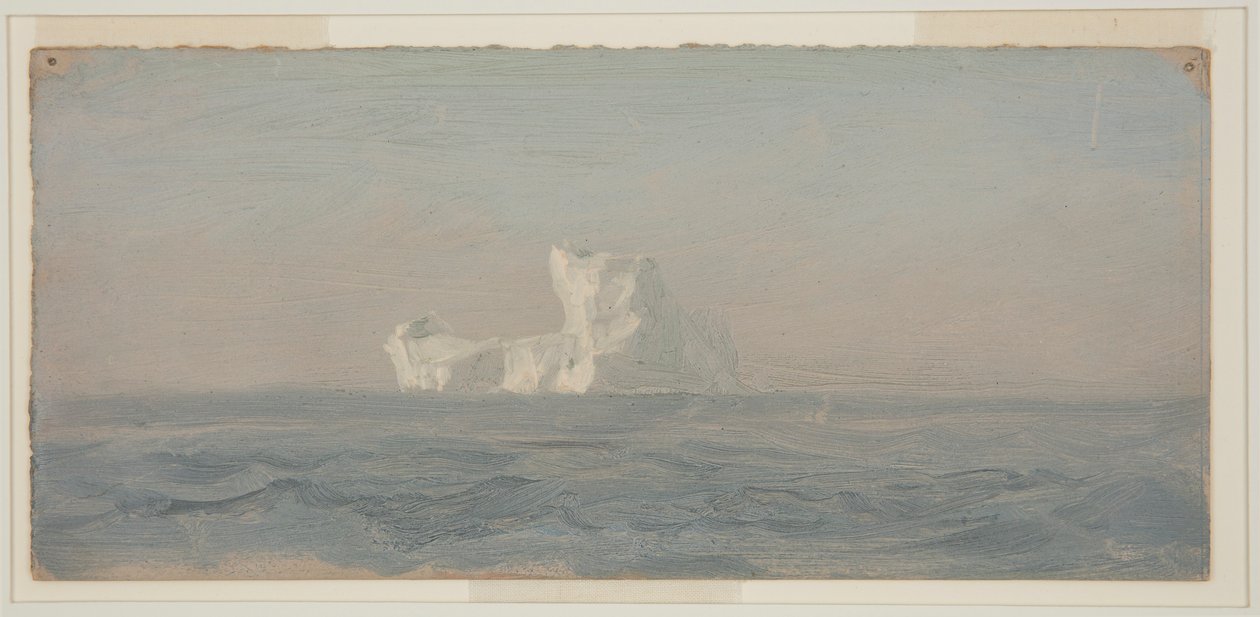 绘画，纽芬兰冰山外海，1859 年 6 月 作者 弗雷德里克·埃德温·丘奇