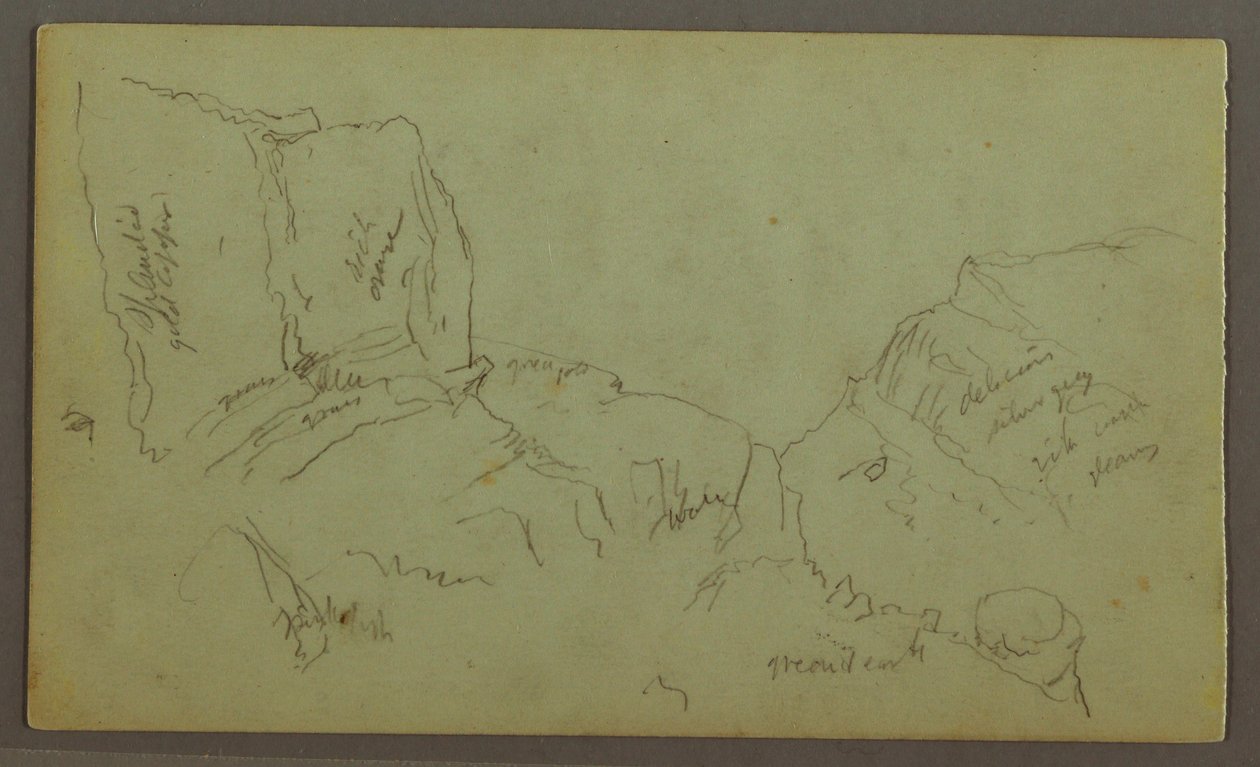 绘画，落基山顶，可能创作于 1868 年 作者 弗雷德里克·埃德温·丘奇