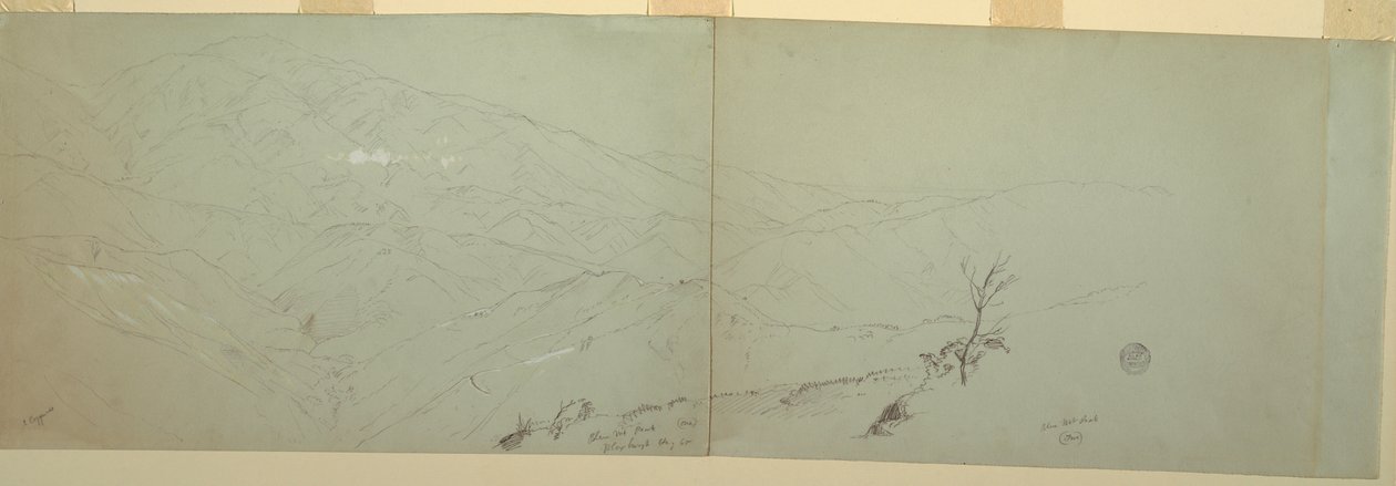 素描，速写，牙买加布卢克斯堡，1865 年 作者 弗雷德里克·埃德温·丘奇