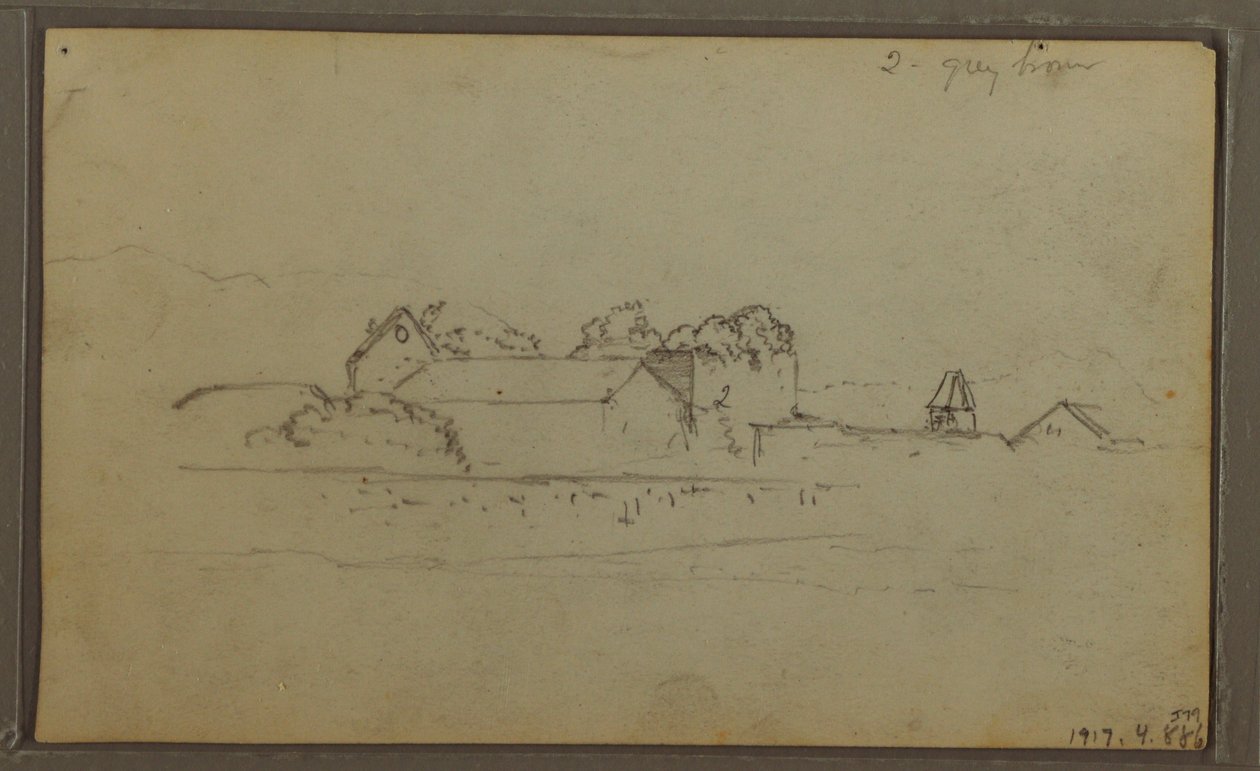 素描，厄瓜多尔或哥伦比亚；背面：素描，厄瓜多尔或哥伦比亚，1857 年 作者 弗雷德里克·埃德温·丘奇