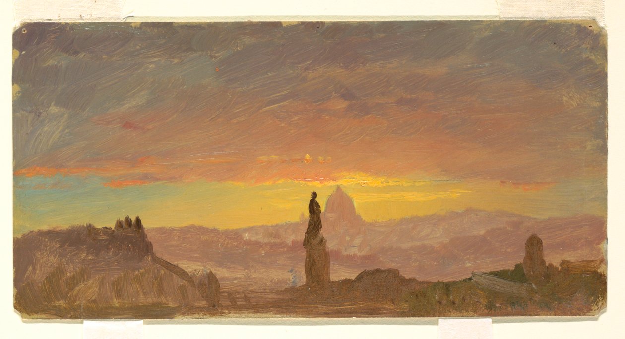 绘画，罗马圣彼得教堂，展示，1868-69 年 作者 弗雷德里克·埃德温·丘奇