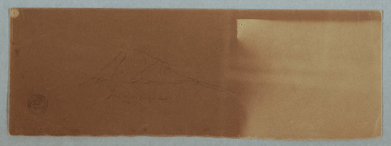 绘画，厄瓜多尔通古拉瓦火山，1857 年 6 月 作者 弗雷德里克·埃德温·丘奇