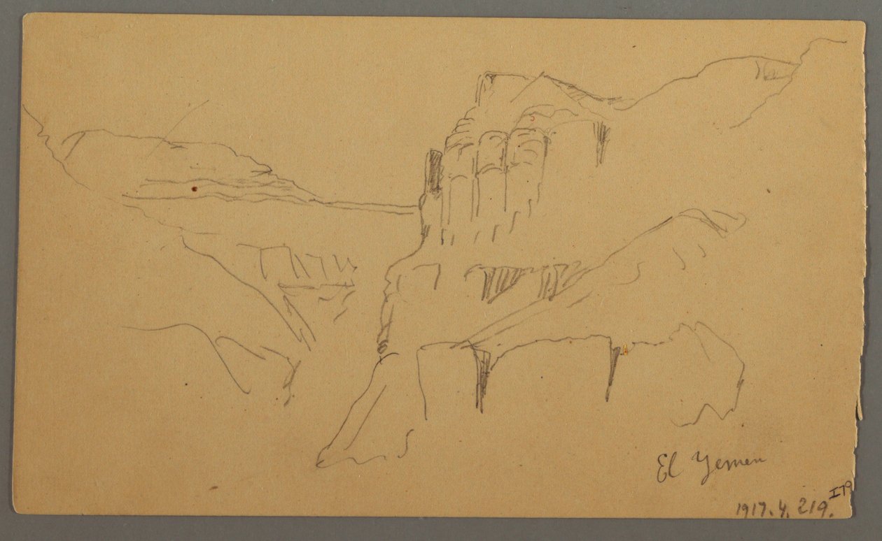 绘图，Valleyside，1869 年 2 月？ 作者 弗雷德里克·埃德温·丘奇