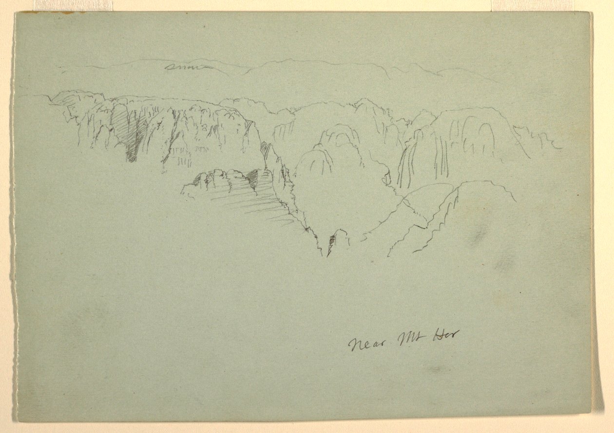 1868年2月23日，瓦迪·阿拉巴赫山 作者 弗雷德里克·埃德温·丘奇