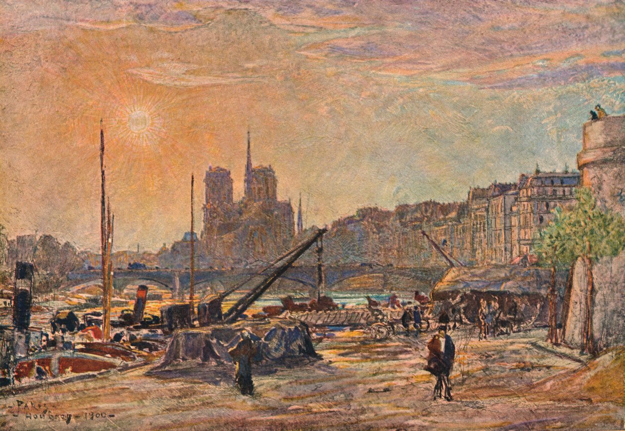 巴黎，c1900，1903年 作者 弗雷德里克·阿纳托尔·霍布伦