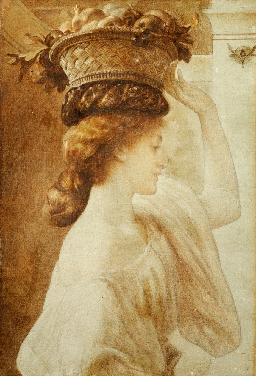 Eucharis：一个水果篮的女孩 作者 弗雷德里克·莱顿