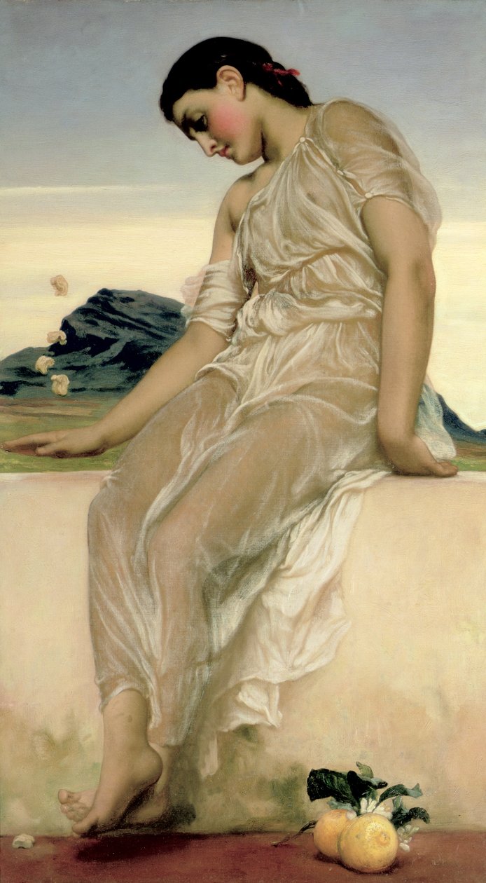 Knucklebones，1867 作者 弗雷德里克·莱顿