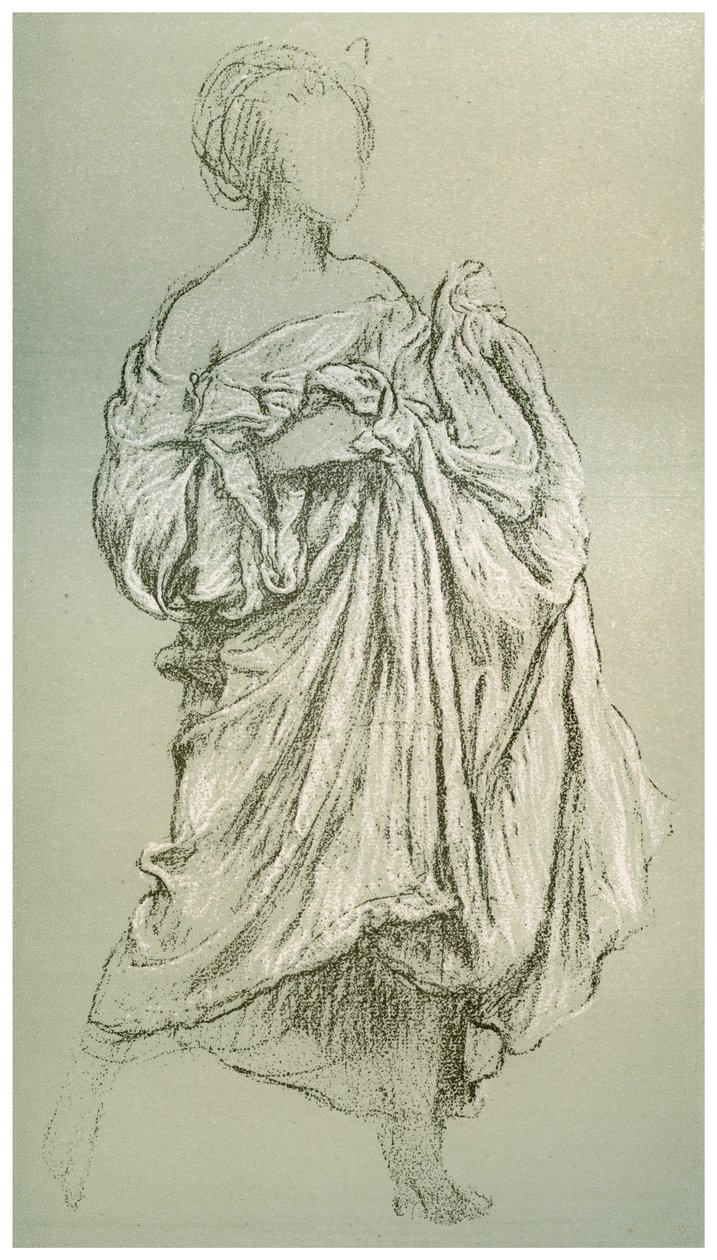 瑞香的研究，c1880-1882 作者 弗雷德里克·莱顿