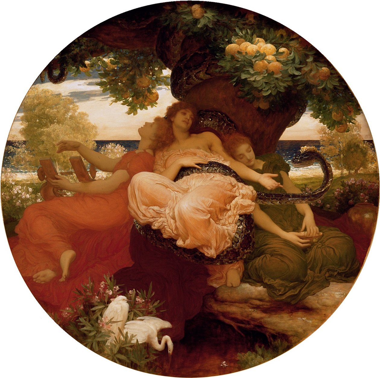Hesperides花园，约1892年 作者 弗雷德里克·莱顿