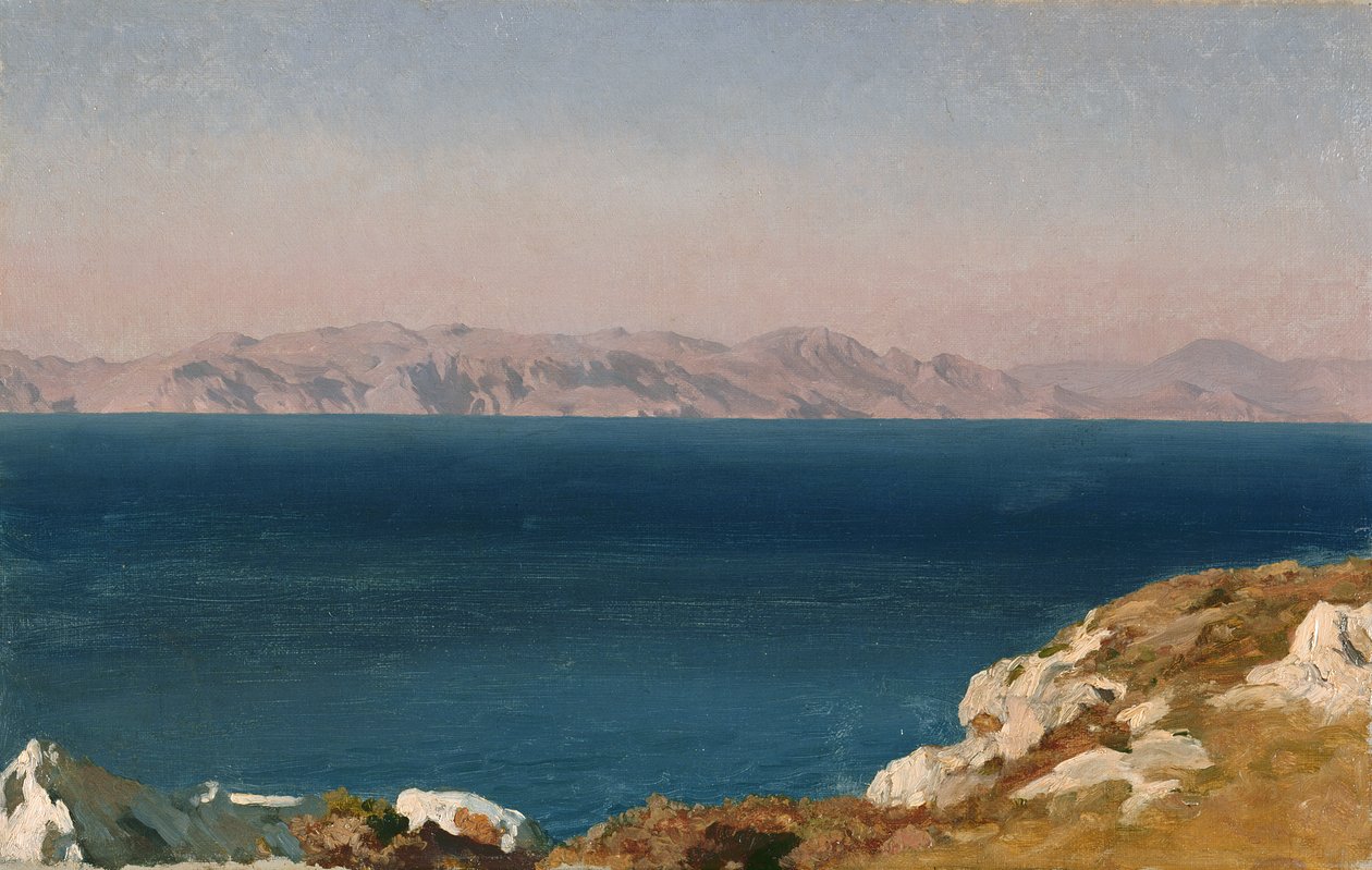 希俄斯岛，c.1867（布面油画） 作者 弗雷德里克·莱顿