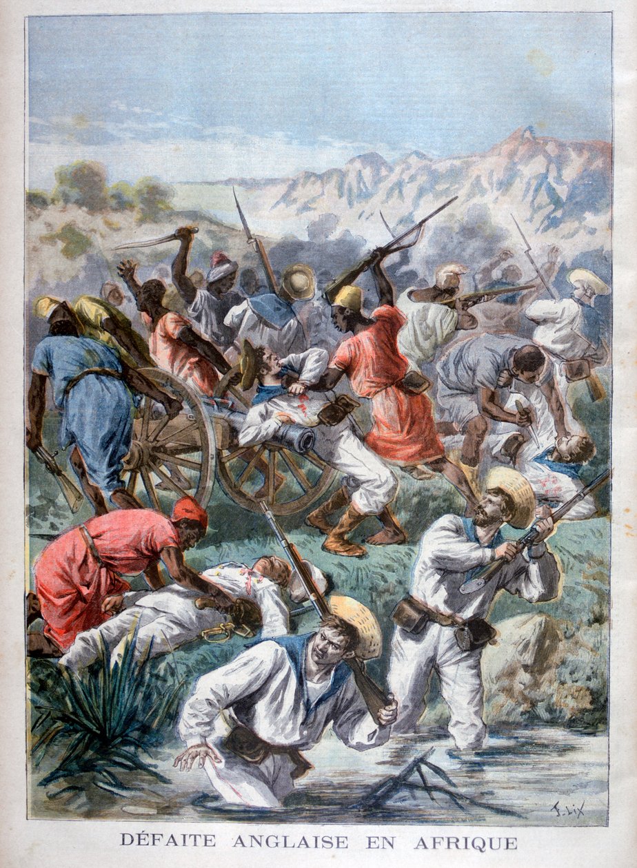 1894年击败非洲英国人 作者 弗雷德里克·利克斯（Frederic Lix）