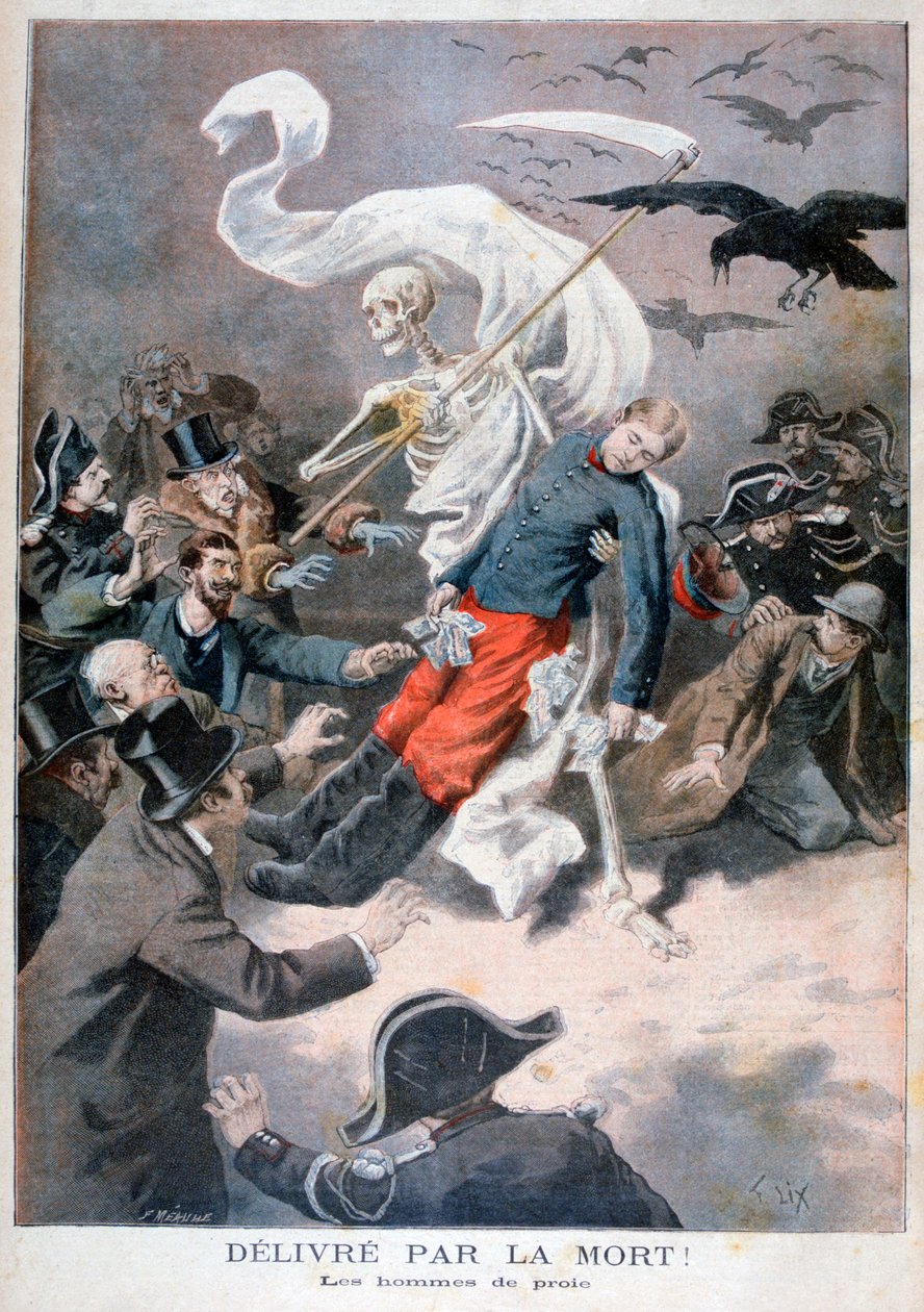 由死交付！，1896年 作者 弗雷德里克·利克斯（Frederic Lix）