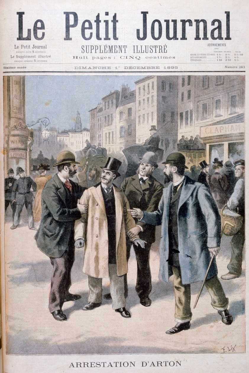 1895年逮捕Arton 作者 弗雷德里克·利克斯（Frederic Lix）
