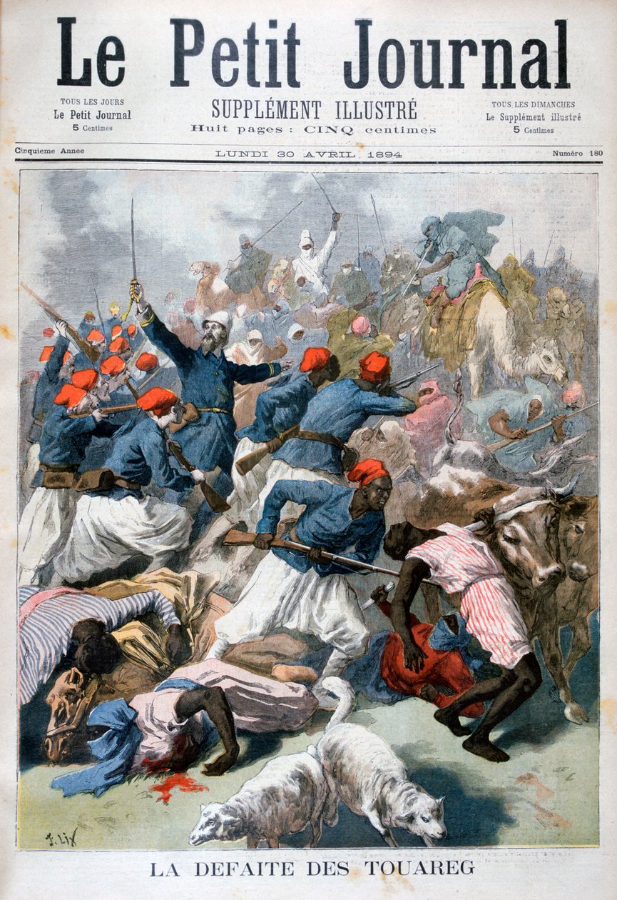 1894年图阿雷格人（Tuaregs）的失败 作者 弗雷德里克·利克斯（Frederic Lix）
