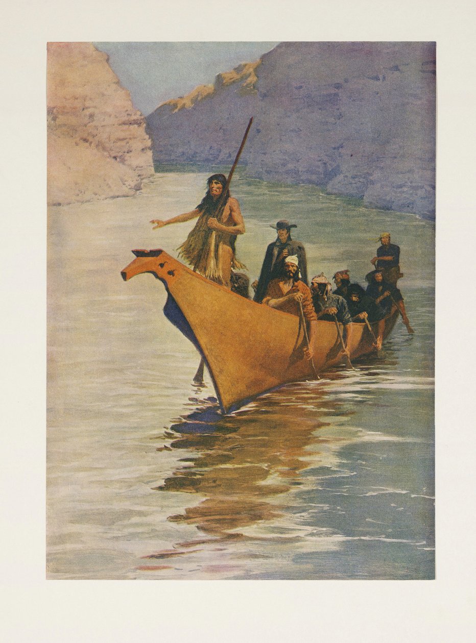 来自Colliers Weekly，酒吧的Alexander Mackenzie爵士（1764  -  1820年）。 1906年 作者 弗雷德里克·雷明顿