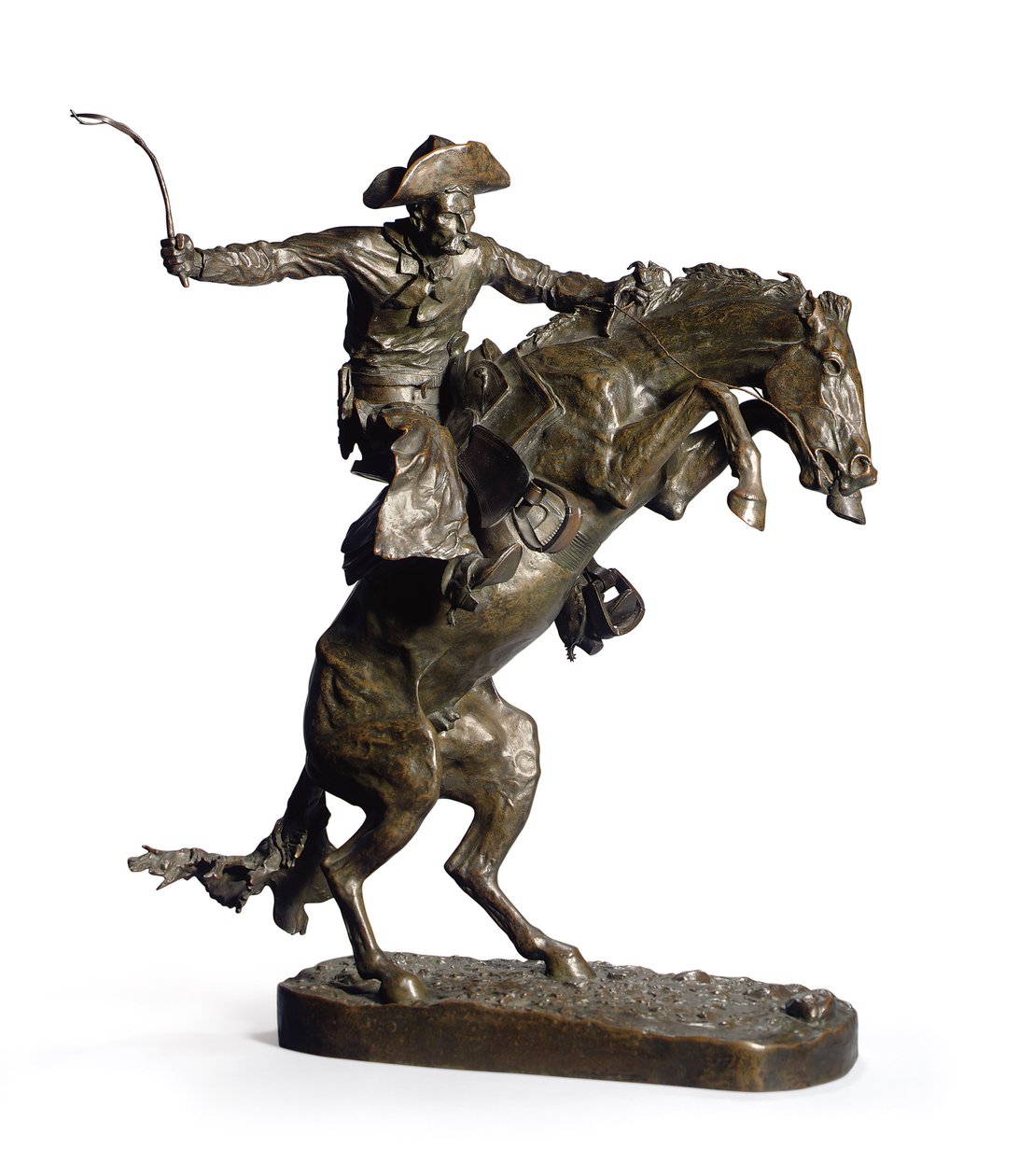 The Broncho Buster，1895年 作者 弗雷德里克·雷明顿