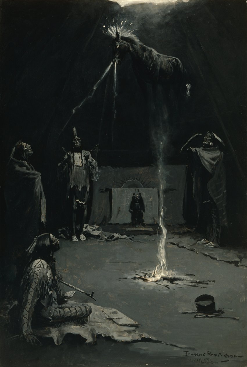 医药之马（印度火神）1897年 作者 弗雷德里克·雷明顿
