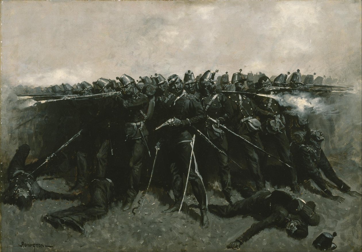步兵广场 作者 弗雷德里克·雷明顿