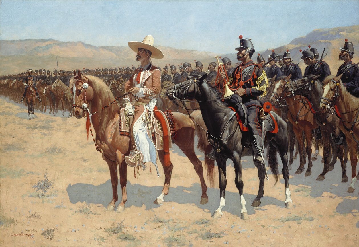 墨西哥少校，1889年 作者 弗雷德里克·雷明顿