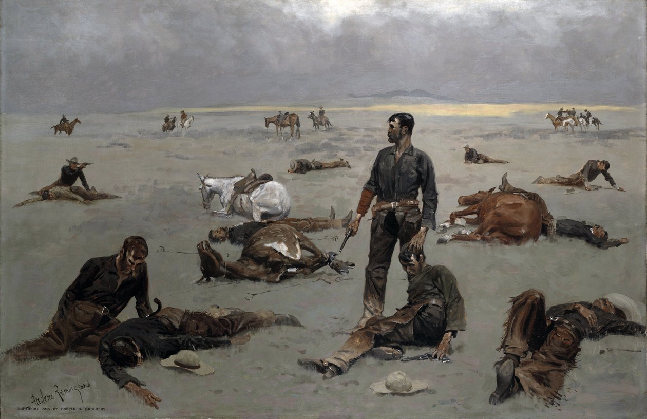 什么是无品牌的牛有成本，1895年 作者 弗雷德里克·雷明顿