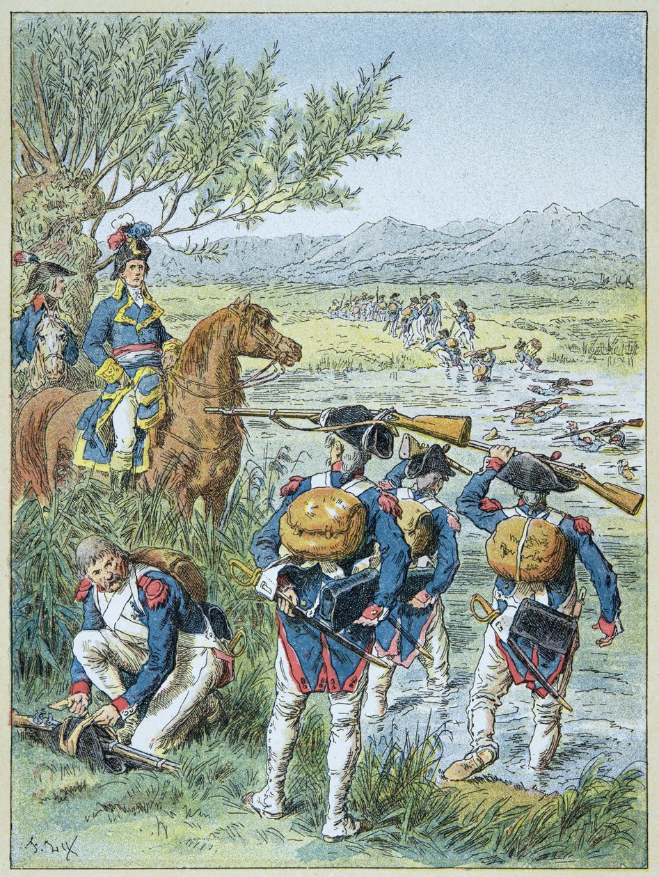 Second Battle of Zurich - Passage of the Lintz in 1799 by the army of Massena 作者 弗雷德里克·西奥多·利克斯