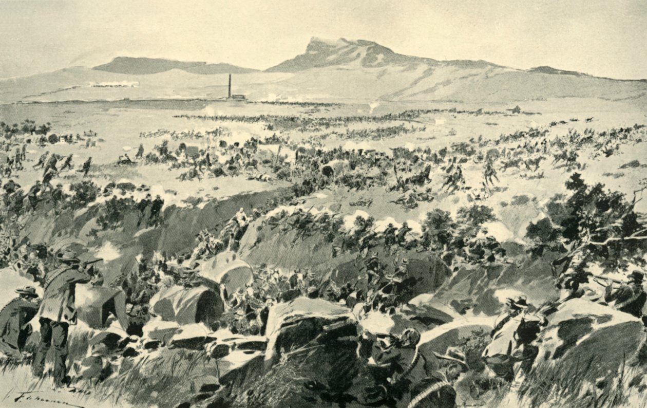 Koornspruit的Ambuscade：关键时刻，1900年，1901年。 作者 弗雷德里克·德·哈嫩