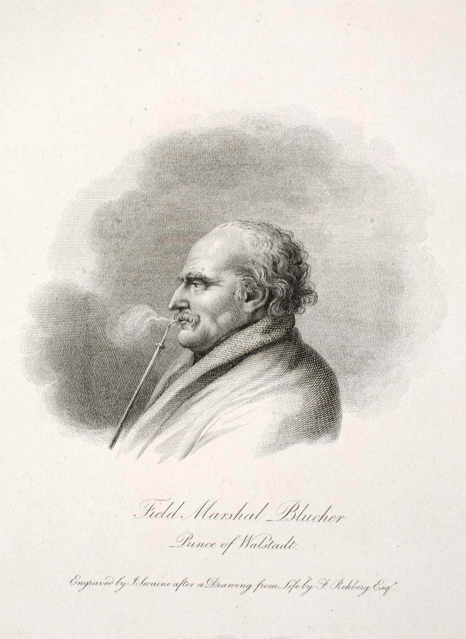 Field Marshall Blucher，Walstadt王子，工程师J. Swaine，酒吧。 J. Farrer，1815年 作者 弗雷德里希·雷伯格
