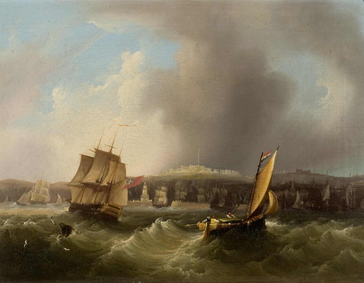 海岸风光 作者 弗雷德里克·卡尔弗特（Frederick Calvert）