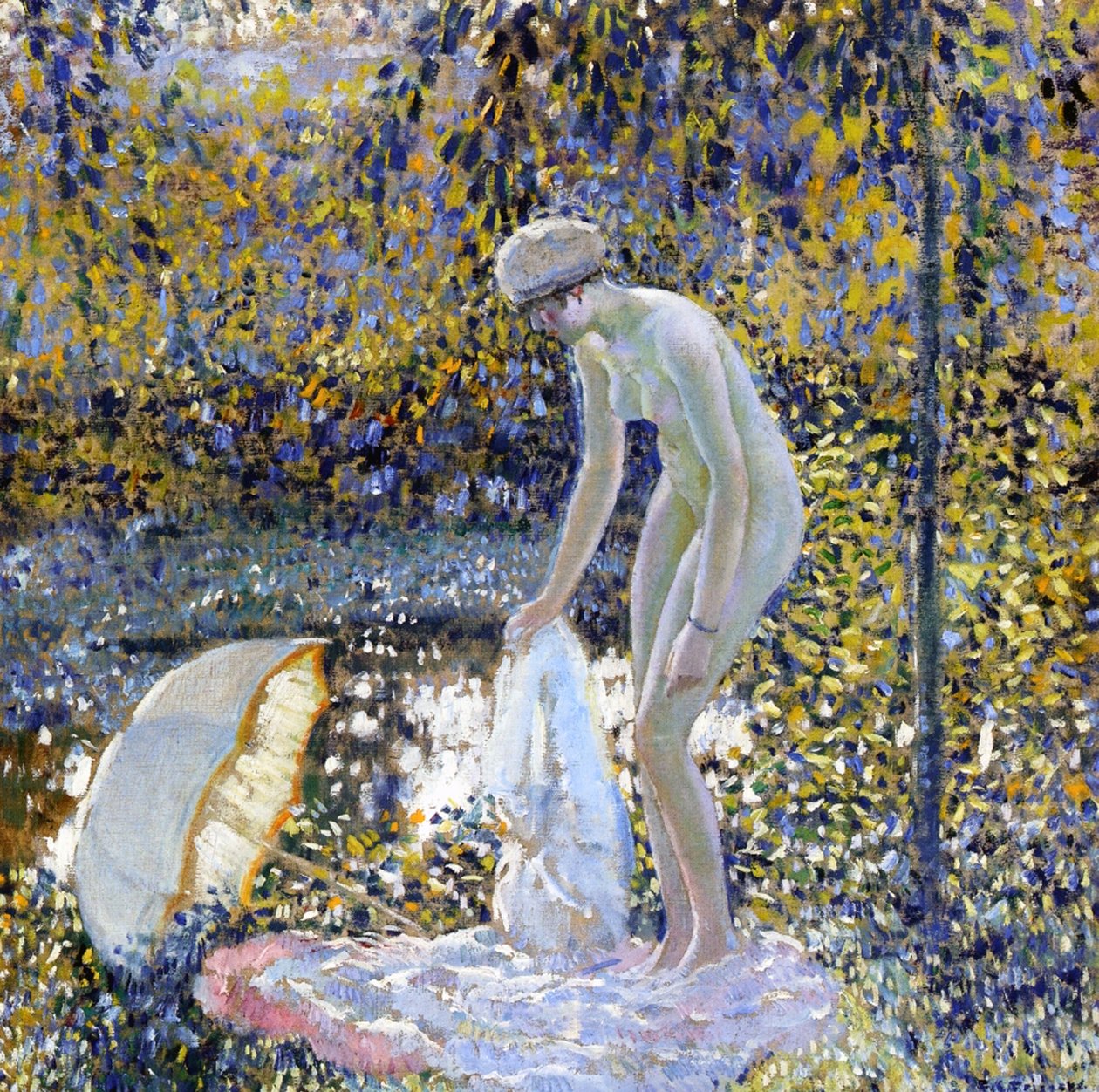 Bather，c.1907-14 作者 弗雷德里克·卡尔·弗里泽克